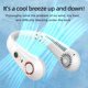 thumbnail image 4 of Rechargeable Bladeless Hanging Neck Fan with 3000mAh Battery and LED Display, 4 of 5