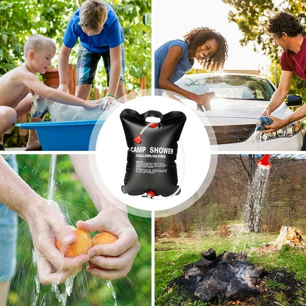 Portable solar showers camping hotsell
