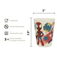 thumbnail image 5 of Zak Designs 3pcs Spiderman Kids Dinnerware Set Melamine Plate Bowl Tumbler Durable and Sustainable Material (Melamine Bamboo, Non-BPA, Spider Friends), 5 of 8