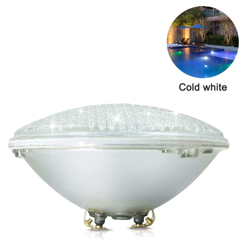 LyLmLe Swimming Pool Lights PAR56 18W Underwater Lights LED Submersible Waterproof IP68 12V DC/AC,6000K Cold White