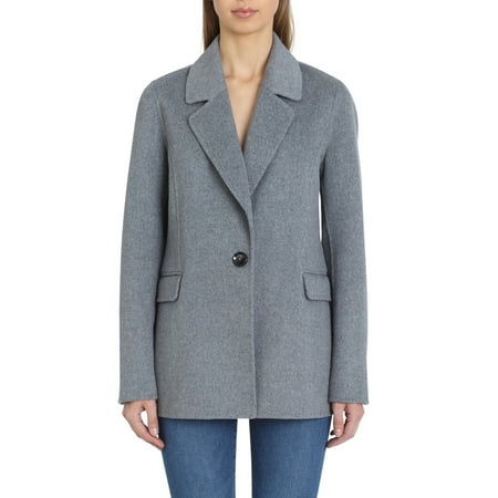 Women Wool Blazer - Badgley Mischka Bailey Double-Face Wool Blazer