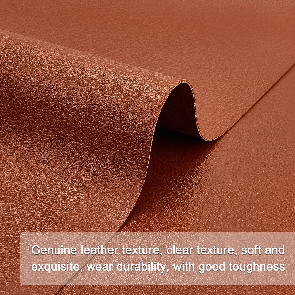1 Roll Imitation Leather Fabric for Garment Accessories Sienna 135x30x0.12cm
