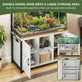 thumbnail image 4 of Uforic 120 Gal Fish Tank Stand w/ Shelf and Cabinet, 1100 Lbs Capacity, Power Outlets, Metal, White, 4 of 8