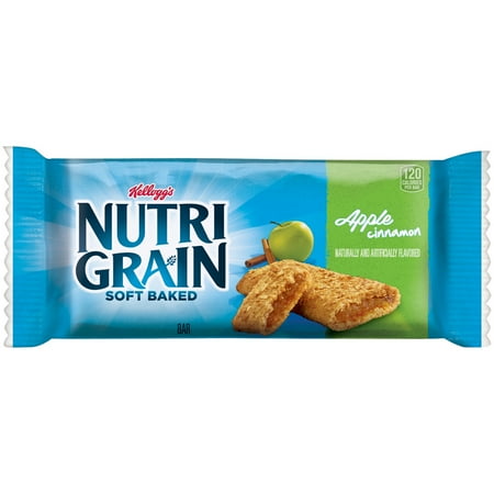 Kellogg's Nutri-Grain Soft Baked Apple Cinnamon Breakfast Bars 16-1.3 oz. Wrappers