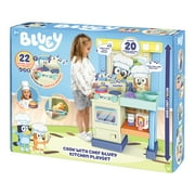Cook With Chef Bluey Kitchen Playset, 20+ Sounds, Phrases, Music and Lights, Ages 3+, Toddler Toys
