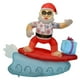thumbnail image 1 of Inflables de Navidad para exteriores con diseño de Papá Noel, para surfear, de poliéster, para césped, con luces LED integradas, adecuados para fiesta, 1 of 9