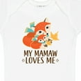 thumbnail image 4 of Inktastic Mamaw Loves Me Grandchild Fox Boys or Girls Baby Bodysuit, 4 of 5