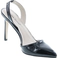 thumbnail image 7 of Pierre Dumas Women's Cherry-4 Vegan Leather Pointed-Toe D'Orsay Slingback Dress Pump Stiletto Heels, 7 of 7