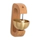 thumbnail image 1 of Campana de puerta con campanilla de viento, adorno magnético para negocios, de madera y latón, para comerciantes. Haya D, 1 of 9
