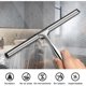 thumbnail image 2 of Escobilla de Goma de Ducha Acero Inoxidable, Jalador para Vidrios con Soporte Ganchos a Juego, Escobilla de Goma de Limpieza Multiusos para Puertas de Ducha, Baño, Ventanas y Cristales de Coche, 2 of 4