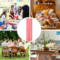 thumbnail image 4 of SHISUYAN 1 Roll/20pcs Disposable Tablecloth Plastic Thin Film Table Covers Dinner Cloth Table Decor (Red, 180x180cm), 4 of 8