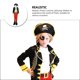 thumbnail image 5 of KAKOWELY 1 juego de disfraz de pirata para niños, sombrero de pirata, disfraz de mascarada de Halloween, talla L, 5 of 5