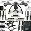 YUNEEC Typhoon G Quadcopter with GB20 Gimbal for GoPro (RTF) & Manufacturer Accessories + 2 Extra 5400mAh LiPo Flight Batteries + Extra SC 3500-3 DC LiPo Balancing Charger + Extra AC Adapter + MOR