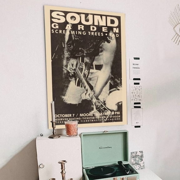 Soundgarden Album Cover Canvas Poster Print Music Posters for Room Aesthetic Gift Size 24''x36'' - Kiloa