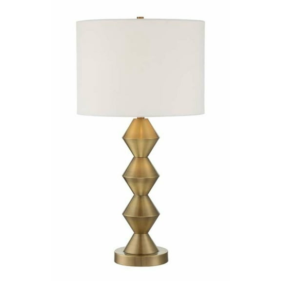 86244-Craftmade Lighting-1 Light Table Lamp-26.5 Inches Tall and 14 Inches Wide-Satin Brass Finish