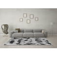 thumbnail image 3 of Ahgly Company Indoor Rectangle Abstract Gray Modern Area Rugs, 7' x 9', 3 of 4