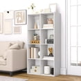 thumbnail image 2 of Auranook 9-Cube Open Bookshelf w/ Anti-tip Kits Home Modern Style Storage Shelf for Study, 2 of 8