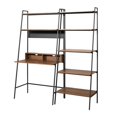 thumbnail image 1 of 2-Piece Home Office Wood Desk Set - Mocha, 1 of 8