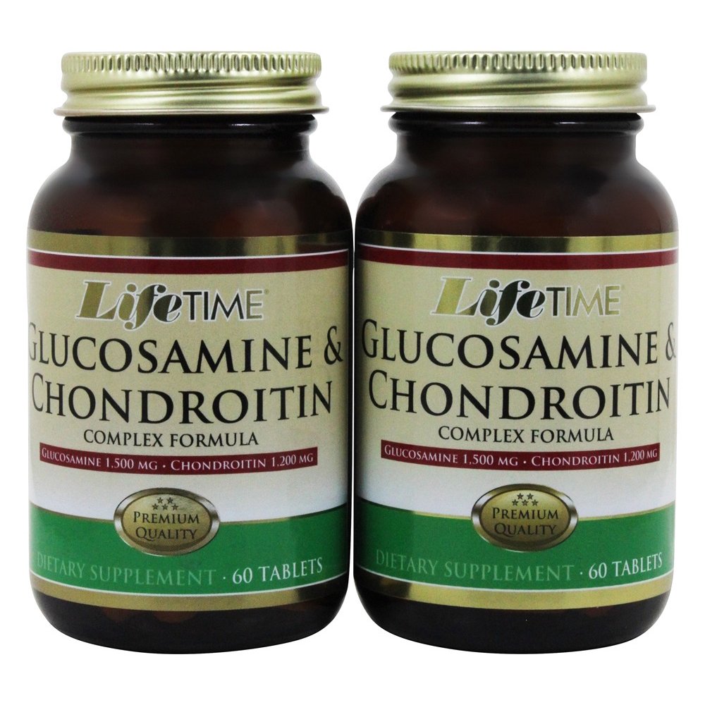 LifeTime Vitamins Glucosamine & Chondroitin Complex (60+60) Twin Pack