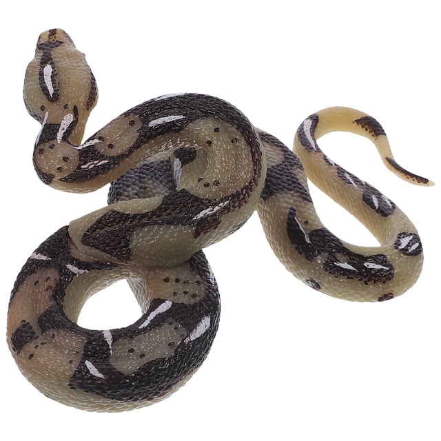 Modelo de serpiente de alta simulación juguete Big Realistic Snake Halloween Truco espeluznante Toy de serpiente de miedo