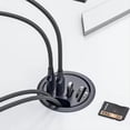 thumbnail image 2 of Concentrador USB 3.0 para Escritorio, Estación de Acoplamiento con Adaptador Multi-USB 3.0, Lector de Tarjetas SD/TF, Organizador de Escritorio y Divisor USB., 2 of 5
