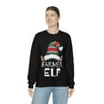 thumbnail image 6 of Farmer Elf Unisex Sweatshirt, S-2XL Christmas Holidays Xmas Elves Farming, 6 of 9