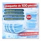 thumbnail image 2 of Brandtrendy  100 Cubrebocas Triple Capa Plisado con Ajuste Nasal Ajuste cómodo, 2 of 4