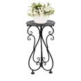 thumbnail image 1 of Soporte para plantas NAKUPE de metal de 17 cm de alto para macetas de 1 a 28 cm, color negro, 1 of 8