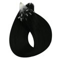 thumbnail image 2 of Sunny Hair Micro Beads Hair Extensions Invisible Micro Loop Hair Extensions Human Hair Straight Micro Ring Hair 50G/50S Micro Link Hair Extensions for, 2 of 9