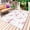 White, variant on Pink Flamingo Outdoor Rug 5x7 Ft - Reversible Patio Rug Outdoor Camping Rugs, Summer Tropical Animals Black Washable Indoor Outdoor Area Rugs, Non-Slip Outdoor Carpet Runner for Deck/Porch