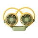 thumbnail image 4 of Ventilador de cuello colgante Ventiladores de mano Silencioso Ventilador de cuello con carga USB Ventilador de enfriamiento de aire para Amarillo, 4 of 7