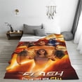thumbnail image 4 of The Flash Throw Blanket Soft Cozy Warm College Printing Oversized Lightweight Home Decoration All Seasons For Sofa Bed Couch Bedroom, 4 of 8