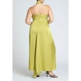 thumbnail image 2 of ELOQUII Women's Plus Size Halter Neck Satin Maxi Dress, 2 of 2