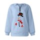 thumbnail image 5 of Sudaderas Navideñas de Cuello Redondo Para Mujer Otoño Invierno Casual Temperamento Moda Felpa Cálido Underlay Estampado Suéter Manga Larga Top Odeerbi  ODB192577, 5 of 5