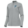 thumbnail image 2 of Women's Antigua Gray St. Louis Blues Regard Full-Zip Jacket, 2 of 3