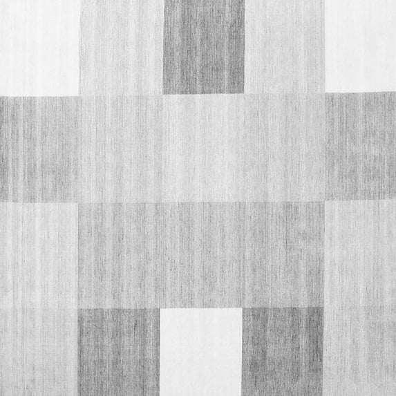 Ahgly Company Indoor Square Abstract Gray Contemporary Area Rugs, 6' Square