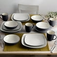 thumbnail image 6 of Noritake Colorwave Graphite 16-Piece Square Dinnerware Set, Service for 4, 6 of 7