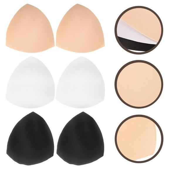6 Pairs bra pads Bra Cup Inserts Bra Sponge Pads Replacement Bra Pads Bra
