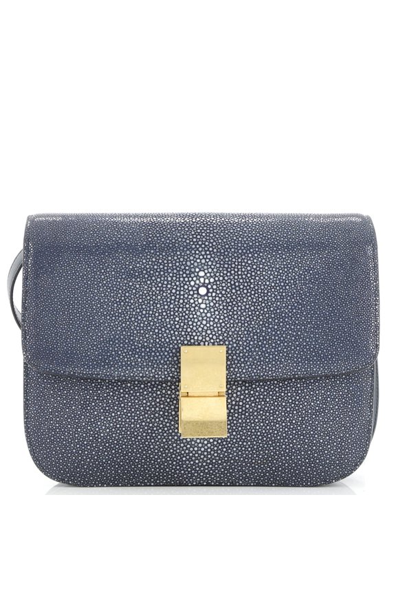 Pre-Owned Classic Box Bag Stingray Medium By Rebag