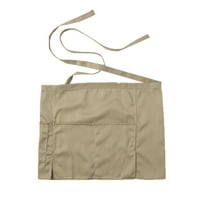 Aprons for Cooking Waist Short Apron Hotels Restaurant Cafe Waiters and Waitresses Uniforms Aprons Aprons for Men Beige
