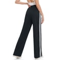 thumbnail image 2 of Pantalones deportivos negros de 71 cm de entrepierna para mujer Tapata Petite, 2 of 9
