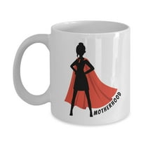 Motherhood Superhero Super Mom coffee mug