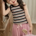 thumbnail image 2 of fatyb Boys Girls Knit Tank Tops Stripe Sleeveless Cotton Undershirts Lightweight Tee Shirts for Kids, 2 of 6