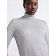 thumbnail image 4 of Free Assembly Women's Cozy Yarn Turtleneck Sweater with Long Sleeves, Sizes XS-XXL, 4 of 5