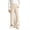 Beige, variant on Cethrio Girls Corduroy Pants Size 14-16, Relaxed Fit Elastic Waist Casual Side Pockets Straight-leg Pants Beige