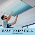 thumbnail image 5 of 1 Pack Blue Gradient Fluorescent Light Covers for Ceiling Lights Magnetic Ceiling Light Covers Overhead Light Filters for Office Classroom Home, 5 of 9