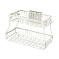 thumbnail image 4 of Cesta de almacenamiento de cocina, especiero, contenedor de almacenamiento extraíble, estable, 2 niveles, cesta de frutas, cesta de pan, bocadillos, 4 of 8