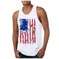 thumbnail image 3 of Xijirk Tank Tops Men Independence Day Tank Top Summer Sleeveless Breathable Shabby Flag Print Casual Top for Holiday,XL, 3 of 4