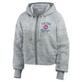 thumbnail image 2 of Women's WEAR by Erin Andrews Heather Gray Detroit Pistons Speckled Radiator Full-Zip Hoodie, 2 of 3