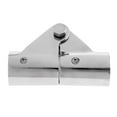 thumbnail image 6 of 6 Stainless Steel 1 inch 25mm Boat Rail Fittings Folding Swivel Tube Connector for Tops, Poles, 6 of 7